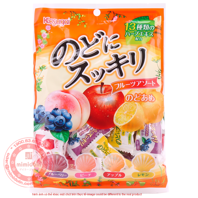 Fruit candies (Kasugai) 118gr キウイ風味のお菓子（春日井）107gr